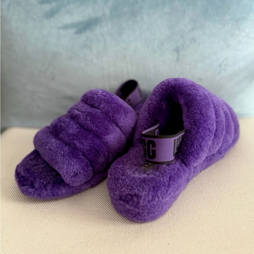Purple Ugg Slippers - Size 6